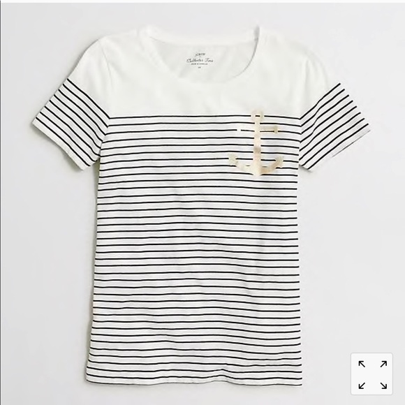 J. Crew Tops - J. Crew Anchor Striped T-shirt J. Crew Tops - J. Crew Anchor Striped T-shirt